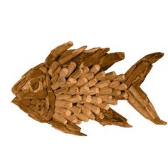 an image of a fish made out of nuts on a white background with clippings