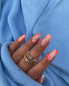 39 Cute Summer Nail Ideas You Have To Try This Year Holiday Acrylic Nails, Her Nails, Cute Summer Nails, Acrylic Nails Coffin Short, Pastel Nails