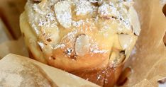 some muffins sitting on top of a white plate