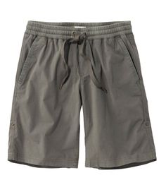 We've taken our rugged ripstop shorts to the next level of comfort with an ultrasoft feel, a touch of stretch and a soft-knit elastic waistband. 10" inseam. Favorite Fit: Sits lower on the waist. Slightly fitted through hip and thigh. In a durable ripstop blend of 98% cotton with 2% spandex for just the right amount of stretch. Machine wash and dry. Comfortable knit waistband with adjustable drawstring. Faux-fly front. Side pockets and two back patch pockets with snaps. Roll from 10" to 7" insea Cotton Hiking Shorts, Cotton Shorts With Comfort Waistband For Outdoor, Outdoor Cotton Shorts With Elastic Waistband, Short Weave, Dark Taupe, Taupe Color, Good Stretches, Skorts, Ll Bean