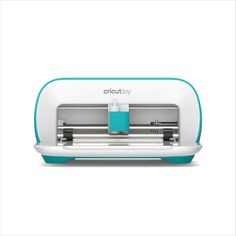 an image of a cricut diy machine on a white background with blue trim