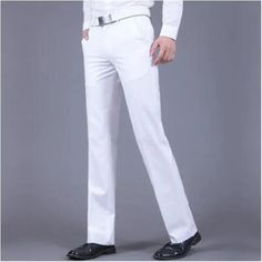 Craft of Weaving : TAT Applicable Season : Spring and Autumn Applicable Scene : BUSINESS Place Of Origin : China (mainland) Model Number : Man Suits Pants Style : Smart Casual Front Style : Flat Pant Closure Type : button fly Material : Other,COTTON,Polyester Brand Name : shangkaka Gender : MEN Item Type : Suit Pants Please note 1 cm = 0.39 inch,1 inch = 2.54 cm 29:    Waist 73 cm ;    Hips 90 cm ;    Length 99 cm ;    Weight 45-50 kg 30:    Waist 77 cm ;    Hips 94 cm ;    Length 100 cm ;    We Mens White Dress Pants, Male Suit, Mens Summer Pants, Man Suits, Business Place, White Dress Pants, Flat Pant, Khaki Dress Pants, Suit Pant