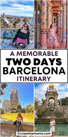 two days in barcelona itinerary