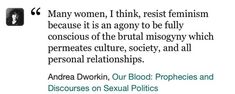 an image with the quote about women in sexualism and other related items on it