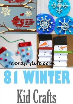 winter crafts for kids that are easy to make