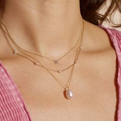 We’re picky about our pearls. Our collection of modern-feel pearl pieces takes your grandmother's favorites and incorporates them into the latest trends, interpreted from our NYC-gal perspective. These gem-quality pearls are freshwater cultured beauties, set in solid gold that won't tarnish or flake. We may have expensive taste, but crazy mark-ups aren’t really our thing. So we balance the best quality and the best price — enough said. 14k Solid yellow gold 9mm x 7mm Oval-shaped freshwater cultu Simple Gold Choker Necklace, Gold Layered Necklace, Expensive Taste, Necklace Extender, Pearl Choker Necklace, Gold Choker Necklace, Expensive Jewelry, Gold Choker, Gold Necklace Layered