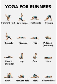 yoga poses for runners to do in the morning or night, and they are easy to do