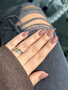 Cream Color Nails, Cream Nails Designs, Gentle Nails, Diy Designs, September Nails, Subtle Nails, Neutral Nails