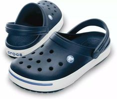 Crocs 11989-01W Crocs Unisex's m8/w10 Crocband II Clogs - Navy…. Shipped with USPS Priority Mail. We are not an authorized dealer of this product and any warranty included with the product may not be honored by the manufacturer. Crocs Colors, Deficiency Symptoms, Waterproof Sandals, Magnesium Deficiency, Crocs Men, Crocs Crocband, Women's Crocs, Outfit Women, Crocs Shoes