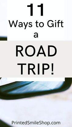 This blog post is all about road trip gifts and how to gift a road trip. This list has the best ideas about road trip surprise ideas and road trip tickets to help you plan the perfect road trip surprise. Read more about road trip boarding passes at printedsmileshop.com Road Trip Destinations