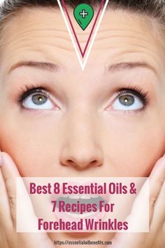 Do you want to prevent aging? Who doesn't?! There is nothing worse than forehead wrinkles and it can seem impossible to get rid of them. But did you know that you can use essential oils to prevent and lessen those wrinkles? Here are the best essential oil Essential Oils For Wrinkles, Oils For Wrinkles, Skin Essential Oils, Home Remedies For Wrinkles, Forehead Lines, Frown Lines, Forehead Wrinkles, Using Essential Oils, Essential Oils For Skin