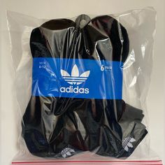 Brand New With Tags In Sealed Oem Packaging Adidas Trefoil Logo Sport Cushioned Low Cut Socks 6-Pack Shoe Size 6-12 Black Take A Step In The Right Direction With These Cushioned Athletic Low Cut Socks. They Are The Perfect Solution For The Gym Or Just A Casual Day Running Around. The Comfort And Support They Offer Will Have Your Feet Thanking You. Features: 6-Pair Pack Low Cut Ankle Socks Aeroready Technology For Yarns That Wick Moisture Climalite Wicking Technology Helps Evaporate Moisture Supe Casual Black Adidas Socks, Adidas Casual Black Socks, Non-slip Black Socks For Gym, Socks Adidas, Sporty Black Moisture-wicking Socks, Black White Logo, Lightweight Micro-elastic Sports Socks, Fade-resistant Black Sports Socks, Low Cut Socks