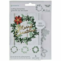 the crafter's workshop christmas wreath dieing set