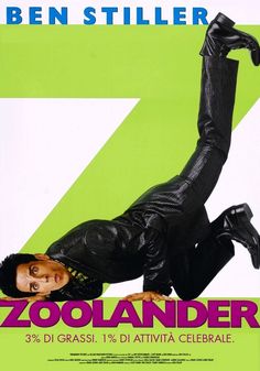 a movie poster for the film zoolander