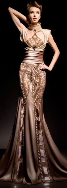 Blanka Matragi Sage Pictures, Harlem Nights, 파티 드레스, فستان سهرة, Couture Gowns, Moda Vintage, Sleeve Tattoo, Gorgeous Gowns, Gold Dress