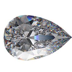 an image of a diamond that is very pretty and shiny in color, it looks to be cut into smaller pieces