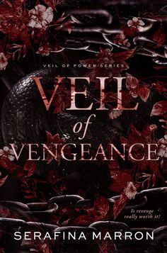 the cover to veil of vengence by serafina marron is shown