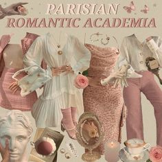 Light Academia Fashion, Pink Academia, Aesthetic Summer Outfits, Summer Outfits Ideas, Romantic Academia, Academia Outfits, Academia Fashion, Mood Board Fashion, Light Academia