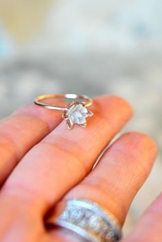 Unique Diamond Ring Custom Authentic Diamond Engagement Ring | Etsy Delicate Flower Ring With Gemstone For Anniversary, Delicate Gemstone Flower Ring For Anniversary, Delicate Silver Flower Ring In 14k Gold, Birth Flower Nature-inspired Ring, Spiritual Flower Rings For Anniversary, Nature-inspired Flower Shaped Ring As A Gift, Dainty Flower-shaped Diamond Ring, Nature-inspired Gold Flower Ring With Birth Flower, Fine Jewelry Flower-shaped Ruby Ring Gift