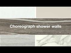 different types of wallpapers with the words'chrograph shower walls '