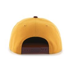 Cleveland Cavaliers 47 Brand Gold Sure Shot Two Tone Adjustable Snapback Hat Cap - Sporting Up Brown Snapback Fitted Hat For Sports Events, Sports Flat Bill Hat In Brown, Brown Flat Bill Sports Hat, Brown Cap For Sports Events, Brown Flat Bill Baseball Cap For Sports Events, Brown Flat Brim Baseball Cap For Sports, Brown Flat Bill Hat For Sports Events, Brown Flat Brim Hat For Sports Events, Brown Flat Brim Snapback Hat For Sports