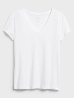 Timeless T-Shirt | Banana Republic Factory Cotton V-neck T-shirt For Layering, Relaxed Fit V-neck T-shirt For Layering, V-neck Stretch T-shirt For Layering, Stretch V-neck T-shirt For Layering, Classic V-neck Top For Layering, V-neck T-shirt For Summer Layering, V-neck T-shirt For Layering In Spring, Summer V-neck T-shirt For Layering, Top Banana