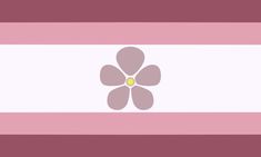 an image of a flower on a pink and white striped background with the word love written below it