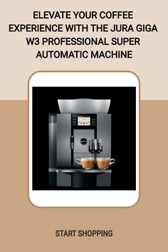 Discover the top-of-the-line Jura GIGA W3 Professional espresso machine – perfect for offices and businesses. This super automatic coffee maker is a game-changer, offering professional-grade quality with unparalleled ease of use. The Jura GIGA W3 features cutting-edge technology that delivers exceptional espresso and coffee drinks at the touch of a button. Whether you're looking for a high-end commercial coffee machine or a reliable professional coffee maker, the Jura GIGA W3 exceeds expectation