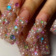 Retro Nails, Finger Paint, Claw Nails, Really Cute Nails, Unique Acrylic Nails, Rainbow Nails, Nail Studio, Bling Nails, Pretty Acrylic Nails