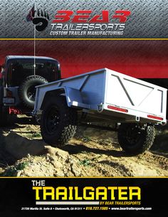 an advertisement for the trailmaster off road vehicle