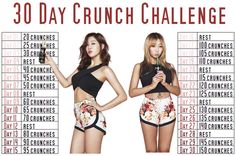 the 30 day crunch challenge is here to help you get fit and build muscles