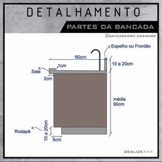 an image of a sink with measurements for it