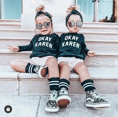 Maeve Outfits, Family Shoes, Mommy And Me Matching Outfits, Most Comfortable Jeans, Black Crewneck Sweatshirt, Black Crewneck, Modern Outfits, Split Hem, Kids Sweatshirt