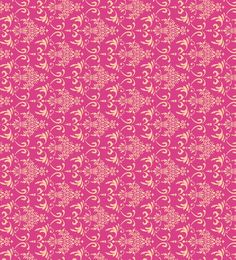 a pink background with gold swirls on it