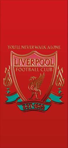 liverpool football club logo on a red background