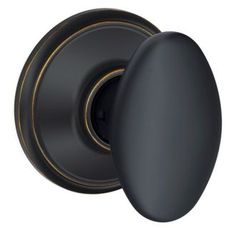 an image of a black door knob