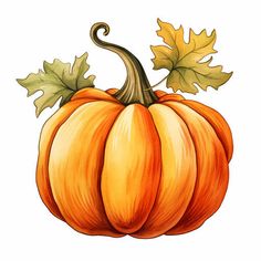 Pumpkin Vector Clipart in Imressive Style: 4K Vector Art Fall Clipart Autumn Clip Art, Autumn Pics, Autumn Artwork, Fall Paintings, Pumpkin Watercolor, Autumn Diy, Fall Windows, Fall Drawings, Pumpkin Drawing