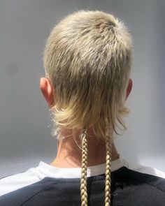 Short Hair Rat Tail, Skullet Hair, Punk Hair Men, Skullet Haircut, Short Hair Mullet, Rat Tail Haircut, Hairstyles Mullet, Chelsea Cut, Short Punk Hair