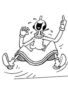 a black and white drawing of a cartoon character on a surfboard with thumbs up