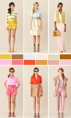 Spring collection 2011- sooo obsessed Coco Kelley, Summer Clothes Collection, Colour Fashion, Style Japonais, Olivia Palermo, Color Analysis, Spring Summer Outfits, Modern Fashion, Primavera Estate