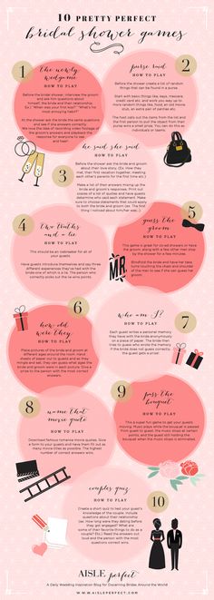 an info poster with the words, 10 pretty things to do for your special day