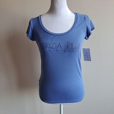 Brand New With Tag Personal Things, Blue T Shirt, Blue Tshirt, Pretty Outfits, Clothing Items, Outfit Ideas, Color Blue, Womens Tops, Tops & Tees