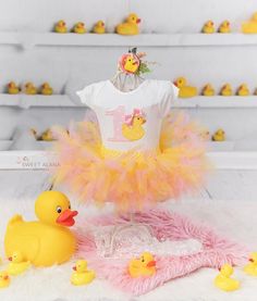 Duck 1st Birthday, Rubber Duck Party, Duck Rubber, Bee Birthday Party