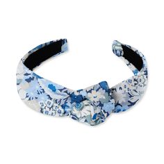 Aldwych (Liberty of London) Knotted Headband Middlebury Vermont, Knotted Headband, Liberty Of London, Knot Headband, Style Expert, Creamy White, Vermont, Warm Weather, Design Features