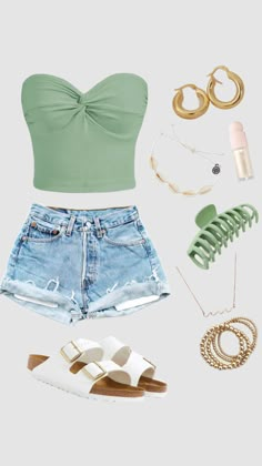 Outfit Basic, Preppy Summer Outfits, Outfit Inspo Summer, Outfit Cute, Simple Trendy Outfits, Cute Everyday Outfits