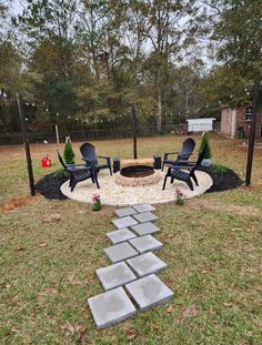 Backyard Firepit Diy Backyard Patio, Fire Pit Landscaping, Backyard Fireplace, Backyard Renovations, Backyard Remodel, Outside Patio, Diy Backyard Landscaping, Backyard Inspiration, Backyard Diy Projects