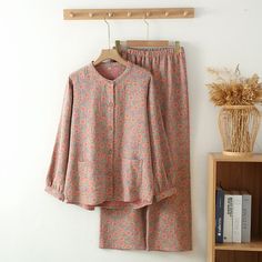 Experience comfort and style with our floral cotton long sleeve nightwear set. Its breathable, soft fabric and button-down design make it an ideal year-round choice for restful nights and relaxed lounging. Simple Dress Casual, Stylish Outfits Casual, Sleep Clothes, Retro Fashion Women, Women's Sleepwear, Simple Pakistani Dresses, Designer Dresses Casual, Pants Cotton, Fashionista Clothes