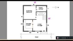 the floor plan for a two story house