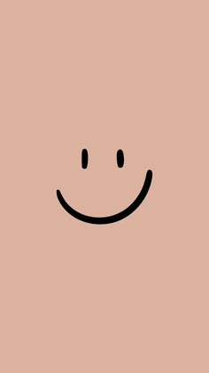 a black and white drawing of a smiley face on a pink background with the word smile written below it