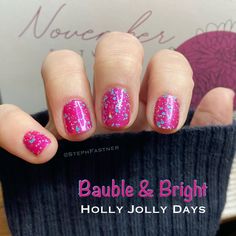 Bauble & Bright from Color Street’s Holly Jolly Days 2024 Holiday collection! Colorstreet Christmas Combos, Holly Jolly, Holiday Collection, Winter Nails